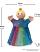 Prinzessin-Regenbogen-pluschtier-handpuppe-MYB22096Cc|marionetten-puppen.de|Galerie-der-Tschechischen-Marionetten 