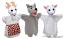 set-handpuppen-Wolf-und-Ziegenkids-textilhandpuppen-MYB24702A|marionetten-puppen.de