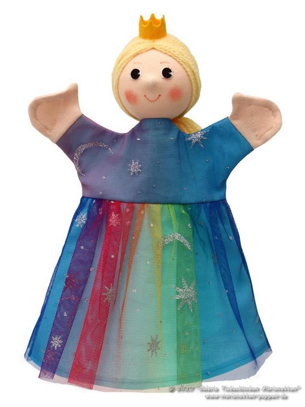 Prinzessin Regenbogen Plüschtier handpuppe