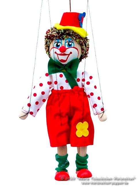 Clown Holzmarionette