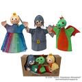 Set Drache und Ritter Textilhandpuppen